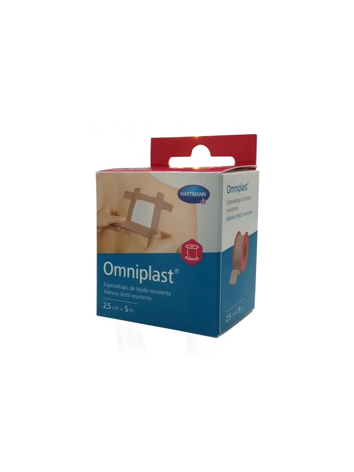 Omniplast Esparadrapo 2,5 cm x 5 m