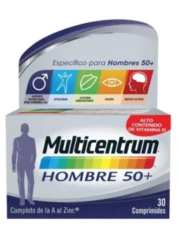 Multicentrum Hombre 50+ 30 comprimidos