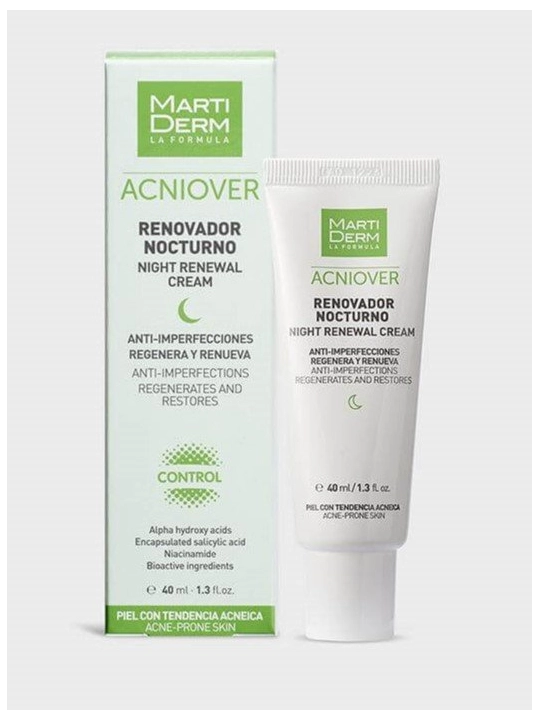 MartiDerm Acniover Renovador Nocturno | FarmaRoma