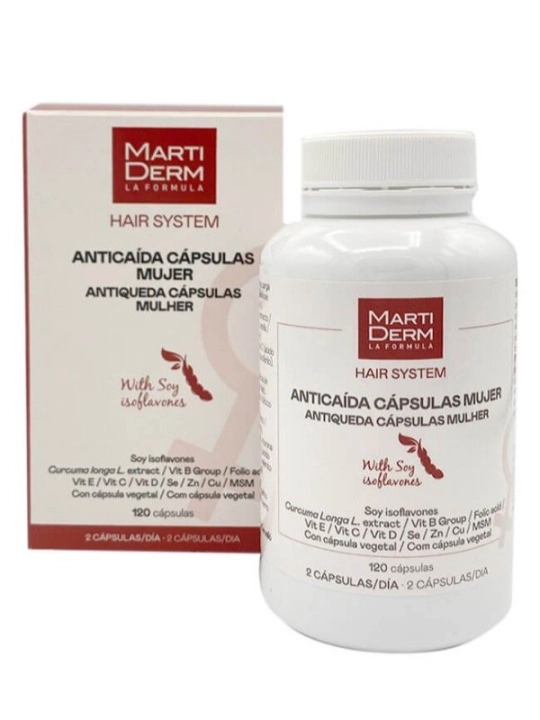 MartiDerm Hair System Anticída Cápsulas Mujer