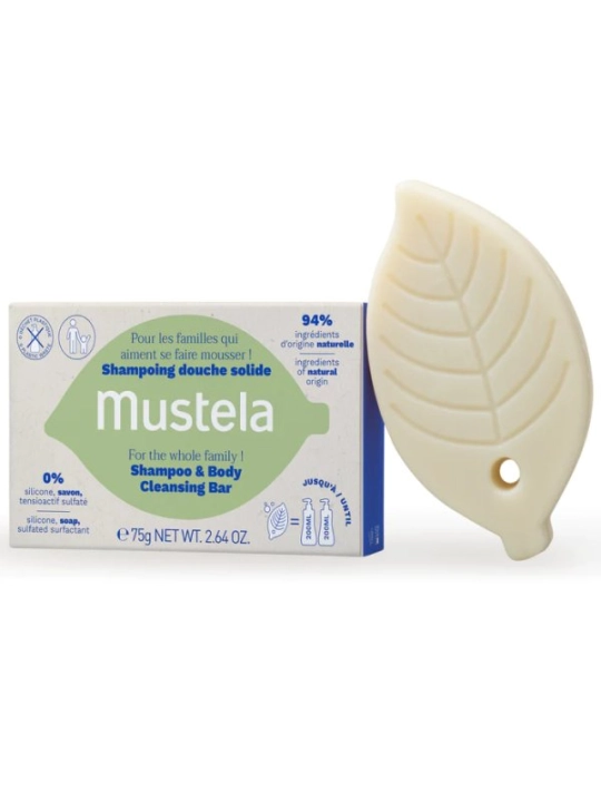 Mustela Champú Sólido Cabello y Cuerpo