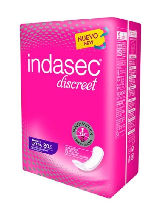 Indasec Discreet Extra Compresas