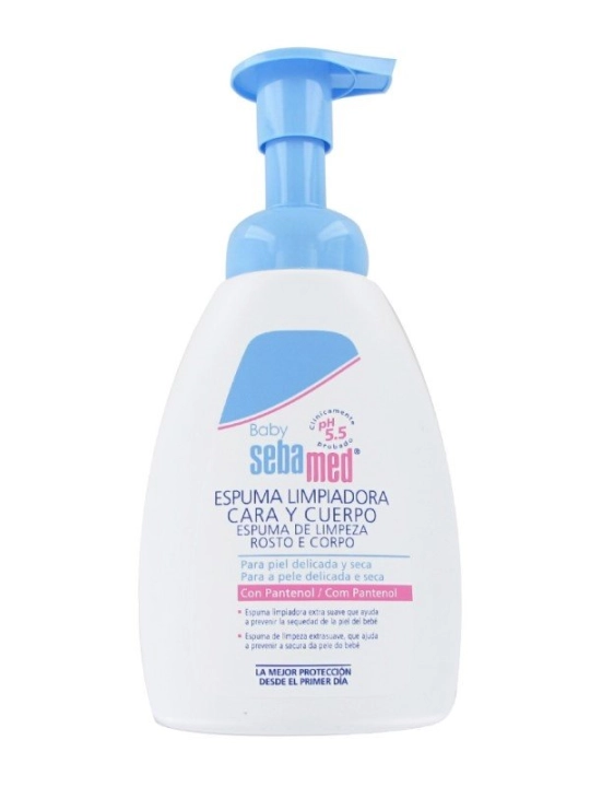 Baby SebaMed Espuma Limpiadora Cara y Cuerpo