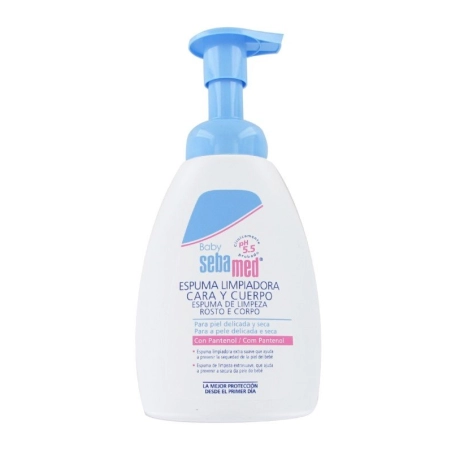 Baby SebaMed Espuma Limpiadora Cara y Cuerpo