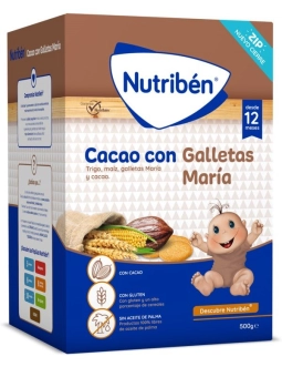 Nutribén Cacao con Galletas María