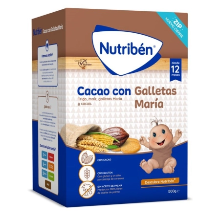 Nutribén Cacao con Galletas María