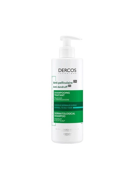 Dercos Anticaspa DS Cabello Normal a Graso Champú 390 ml