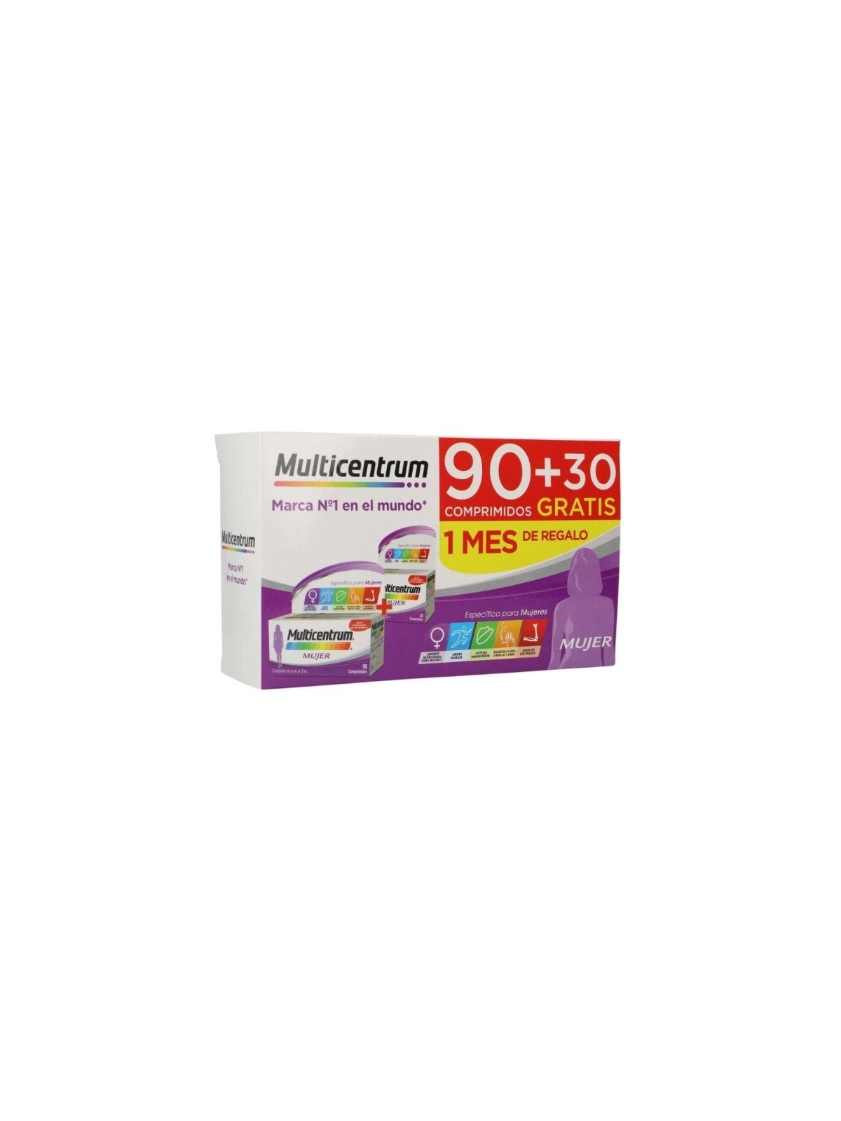 Multicentrum Mujer 90+30 comprimidos | FarmaRoma