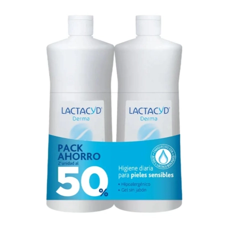 Lactacyd Derma Gel de Baño 1000 ml Duplo