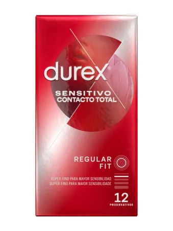 Durex Sensitivo Contacto Total 12 preservativos
