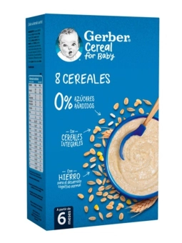 Gerber 8 Cereales 0%