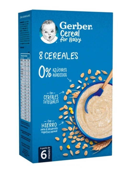 Gerber 8 Cereales 0%