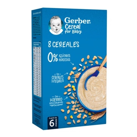 Gerber 8 Cereales 0%