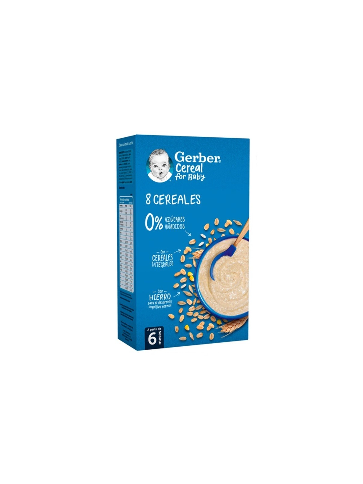 Gerber 8 Cereales 0%