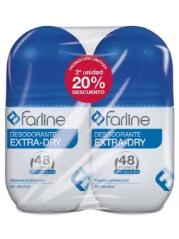 Farline Desodorante Extra-Dry 48h Duplo