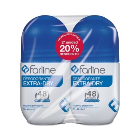 Farline Desodorante Extra-Dry 48h Duplo
