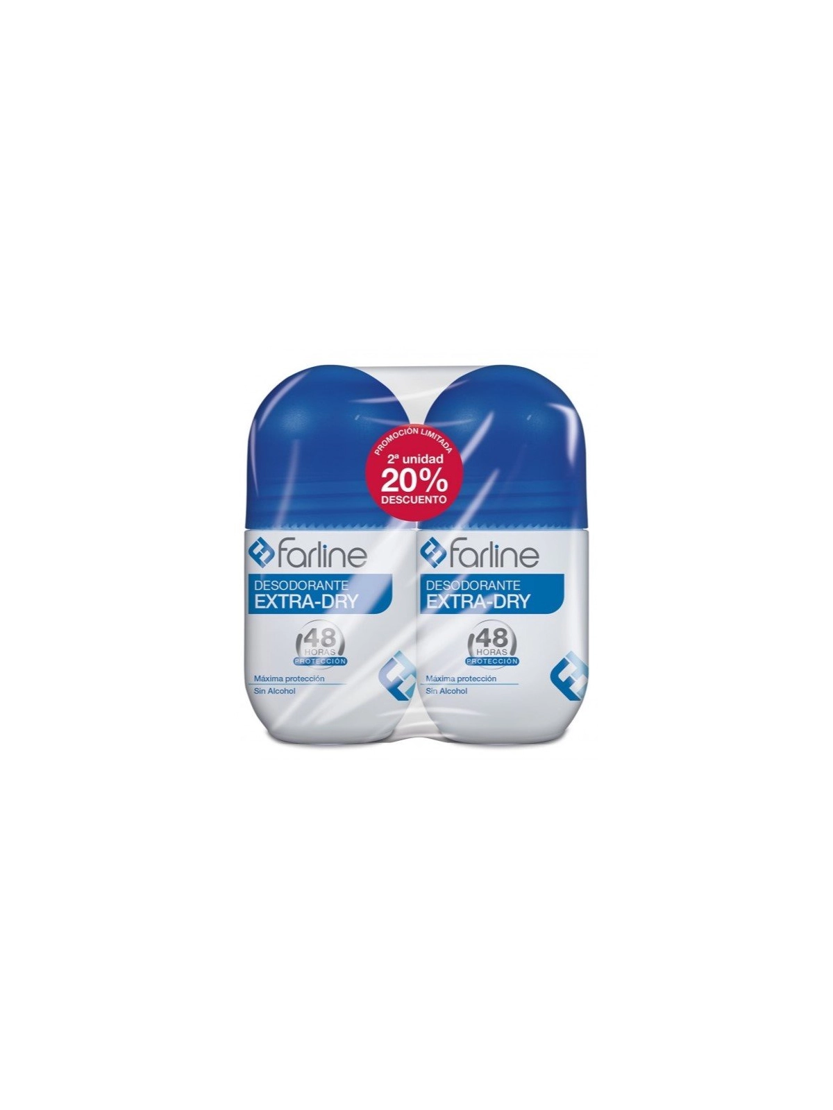 Farline Desodorante Extra-Dry 48h Duplo