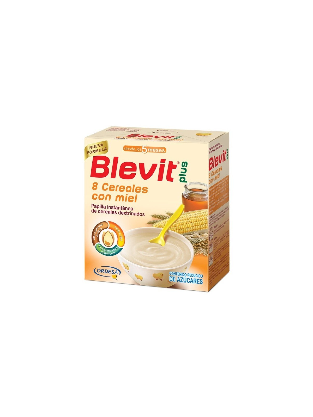 Blevit plus 8 Cereales con Miel 600 gr