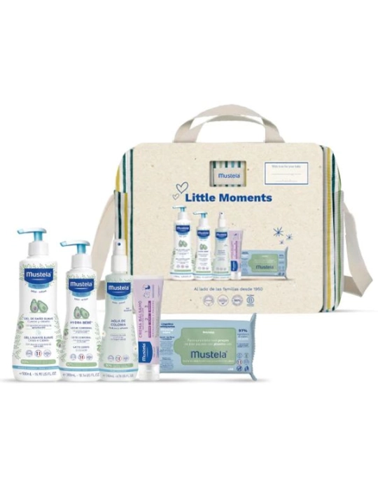 Mustela Bolsa Paseo Little Moments Rayas | FarmaRoma