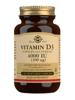 Solgar Vitamina D3 4000 IU 120 cápsulas