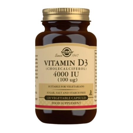 Solgar Vitamina D3 4000 IU 120 cápsulas