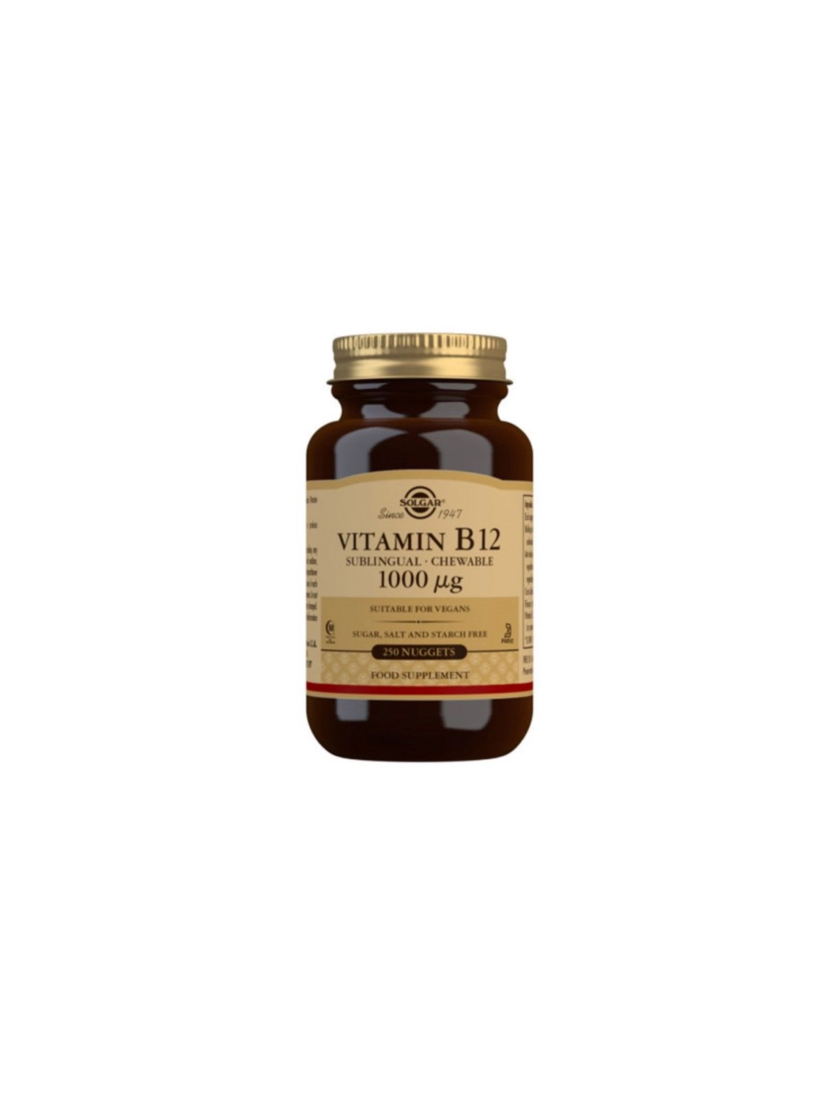 Solgar Vitamina B12 1000 mcg 250 comprimidos