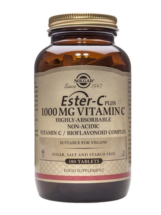 Solgar Ester-C Plus 1000 mg Vitamina C 180 comprimidos