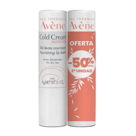 Avène Cold Cream Stick Labial Duplo