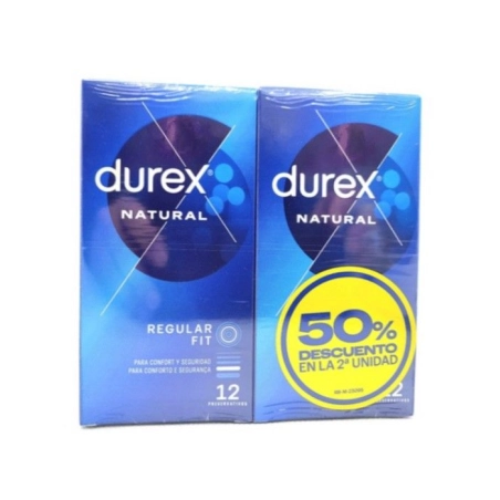 Durex Natural 12 unidades Duplo