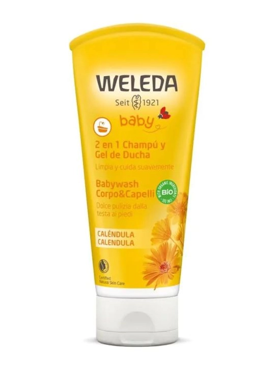 Weleda Baby 2en1 Champú y Gel de Ducha Caléndula