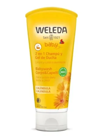 Weleda Baby 2en1 Champú y Gel de Ducha Caléndula 200 ml