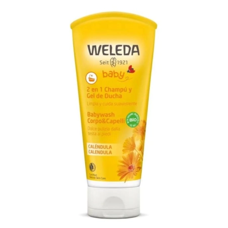 Weleda Baby 2en1 Champú y Gel de Ducha Caléndula