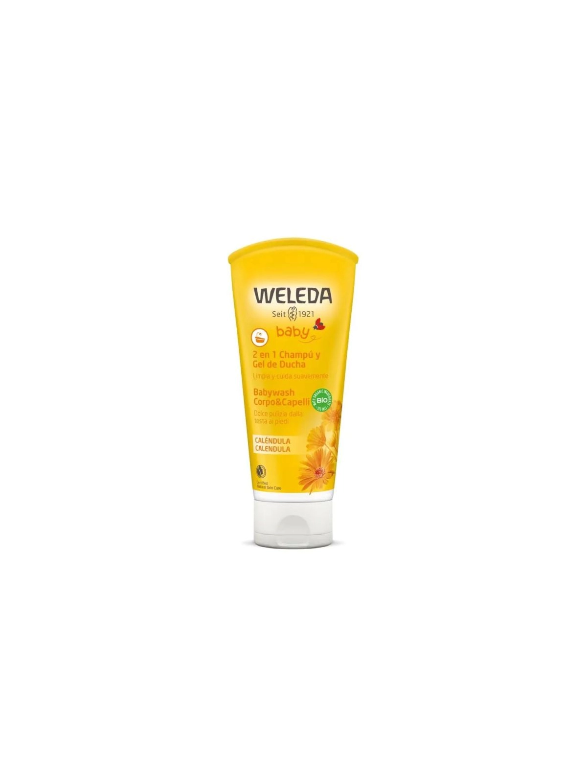 Weleda Baby 2en1 Champú y Gel de Ducha Caléndula