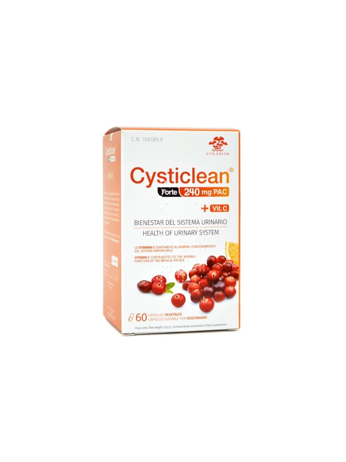 Cysticlean Forte 240mg PAC 60 cápsulas