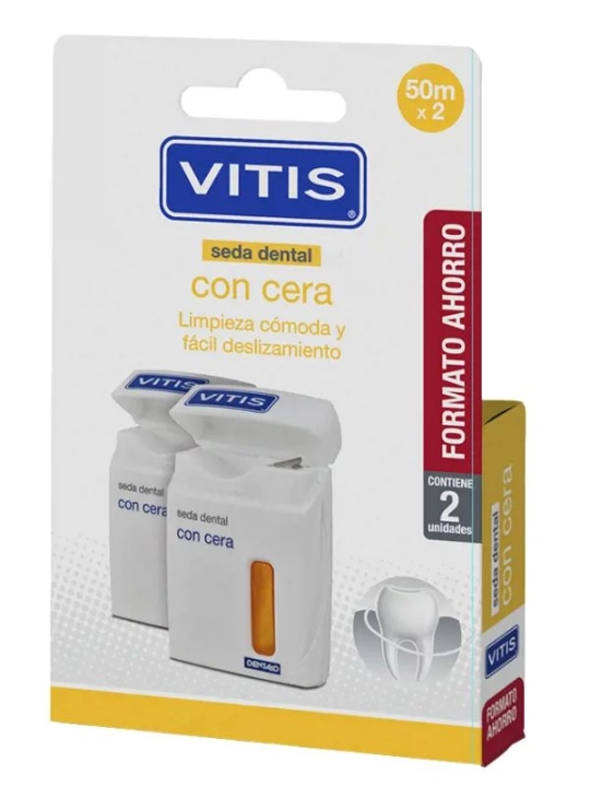 Vitis Seda Dental con Cera Duplo