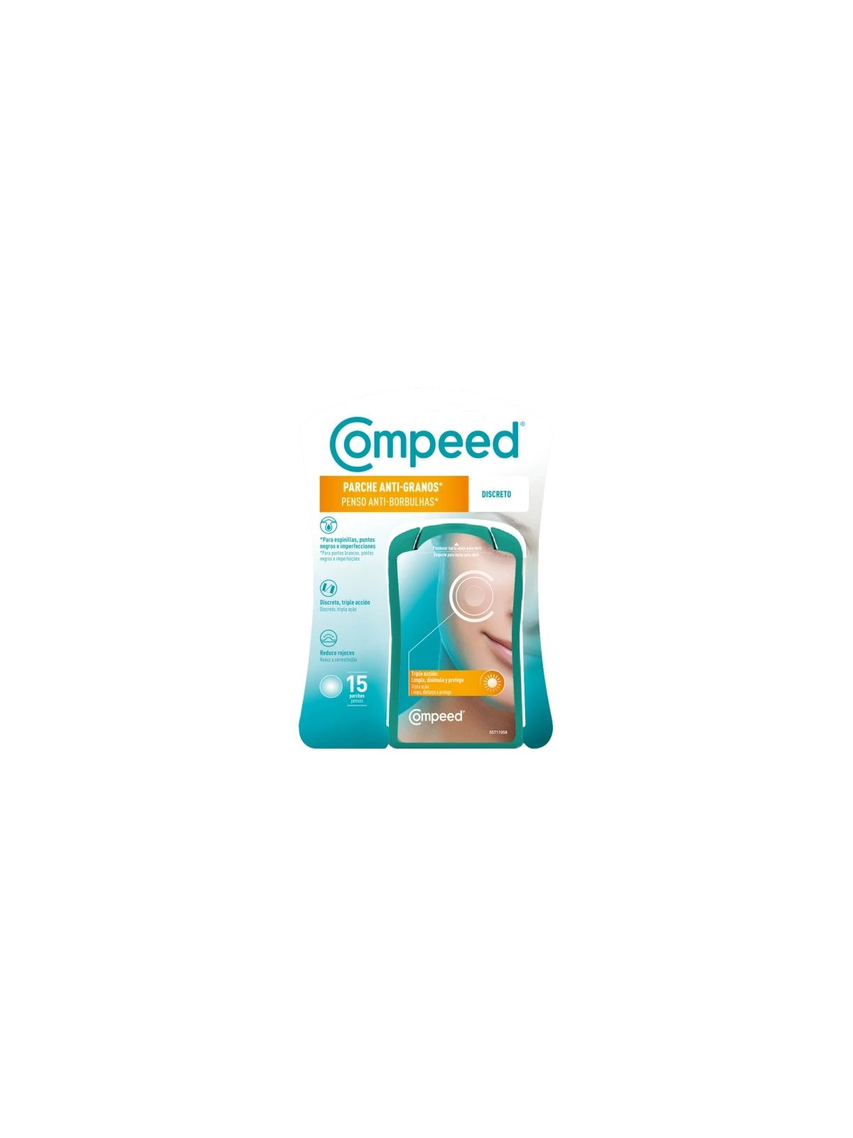 Compeed Parche Anti-Granos Discreto