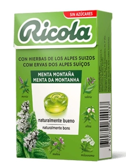 Ricola Menta Montaña Caramelos 50 gr