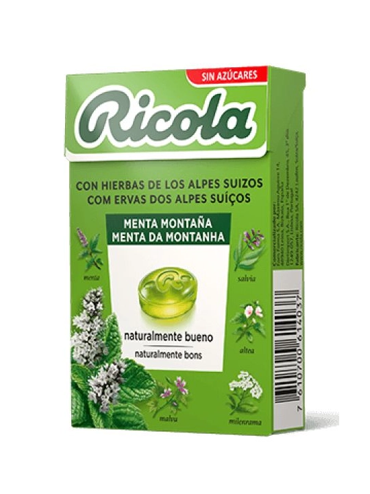 Ricola Menta Montaña Caramelos 50 gr