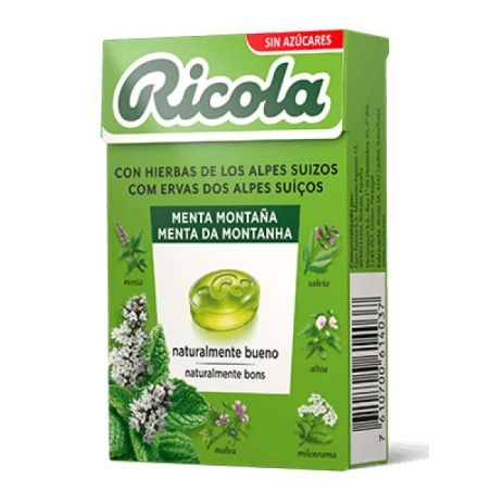 Ricola Menta Montaña Caramelos 50 gr