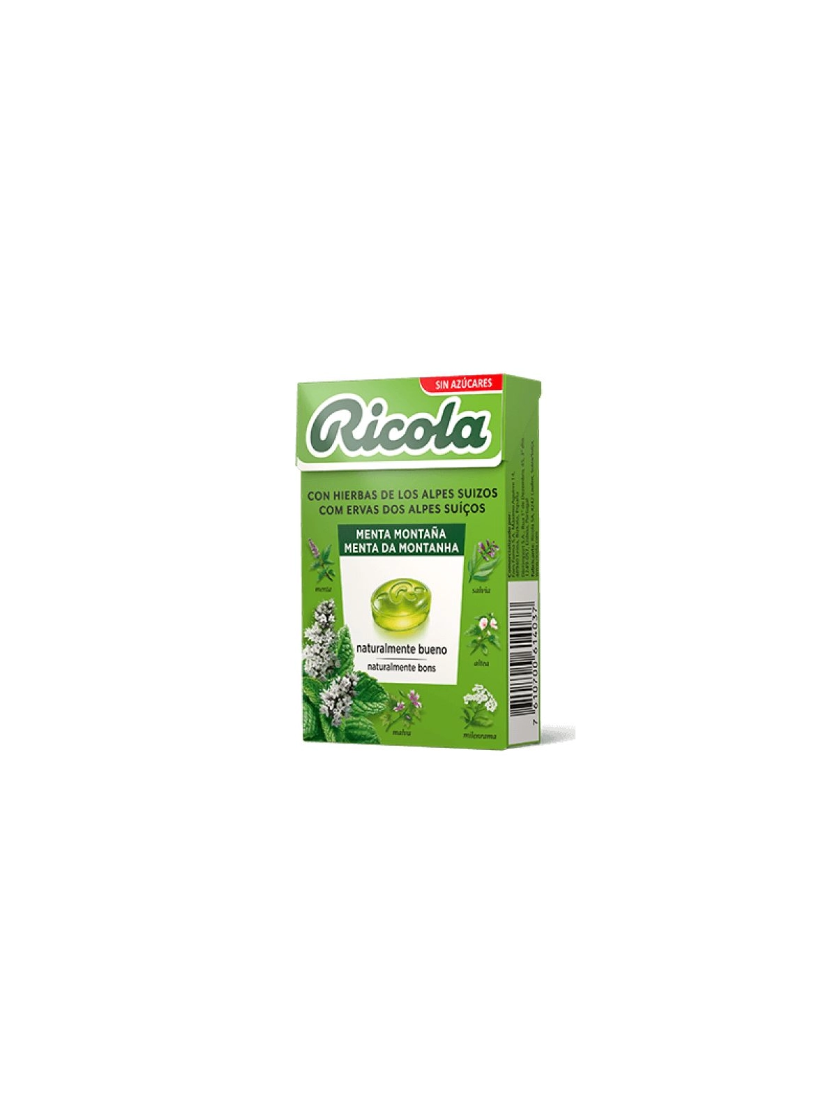 Ricola Menta Montaña Caramelos 50 gr