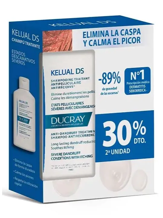 Ducray Kelual DS Champú Tratante Duplo