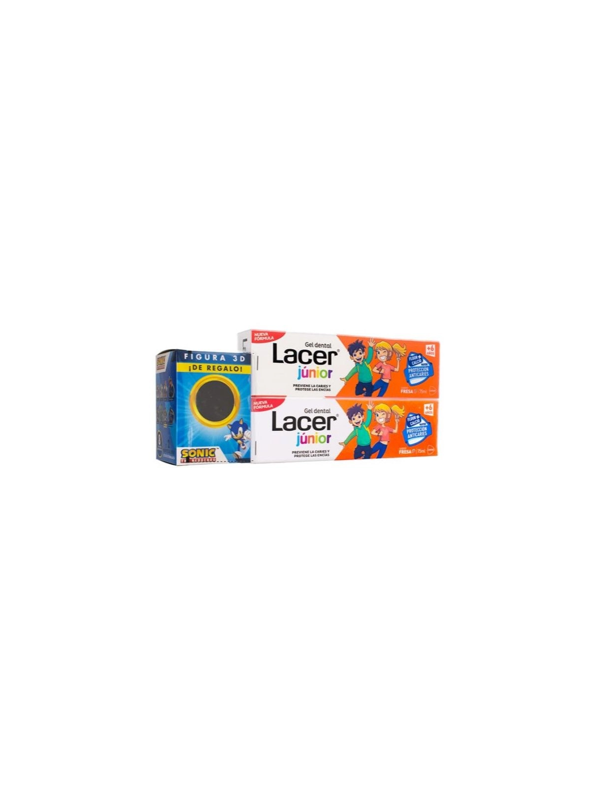 Lacer Júnior Gel Dental Fresa Duplo