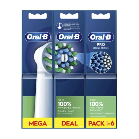 Oral-B Pro Cross Action Recambio Pack 6 cabezales