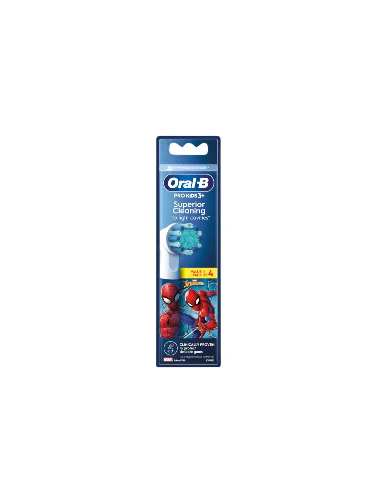 Oral-B Pro Kids3+ Recambio Spiderman 4 cabezales