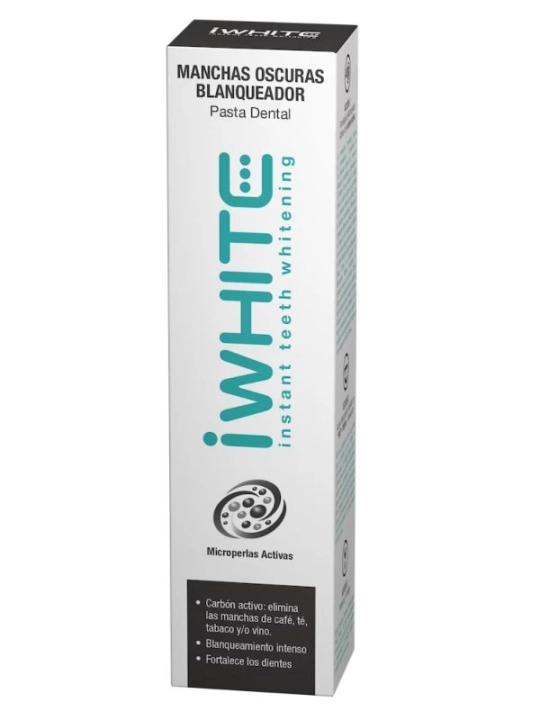 iWHITE Manchas Oscuras Blanqueador Pasta Dental