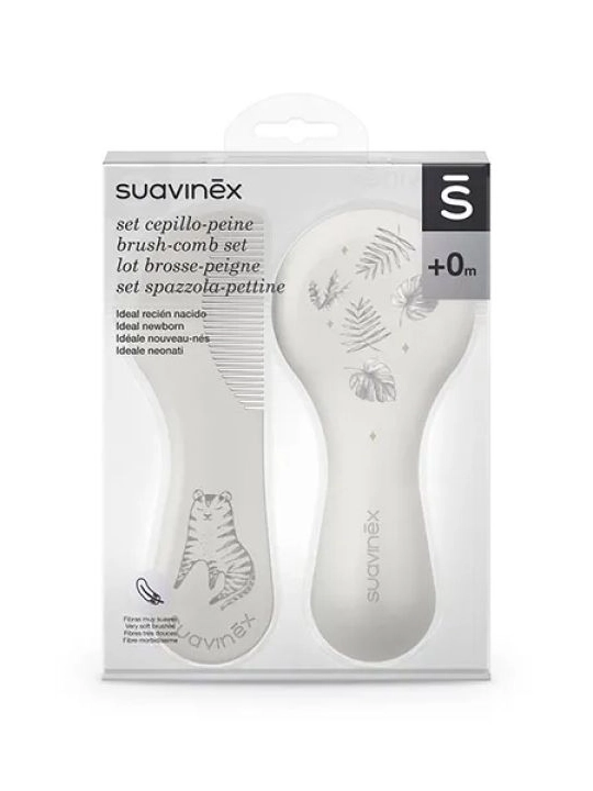 Suavinex Set Cepillo-Peine Blanco