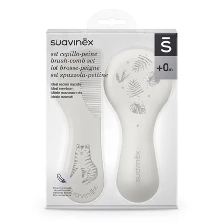 Suavinex Set Cepillo-Peine Blanco