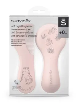 Suavinex Set Cepillo-Peine Rosa