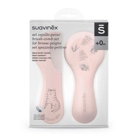 Suavinex Set Cepillo-Peine Rosa