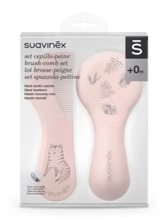 Suavinex Set Cepillo-Peine Rosa